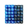 36pcs 12mm Positive and Negative Dice Counters Marble Blue+Gemini Blue&Black Set, Small Token Dice Loyalty Dice Compatible with MTG, CCG, Card Games