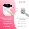 MEKK Cordless Rechargeable Mini UV LED Nail Lamp with Sensor 2024 Newest Upgraded 24W Small UV Light for Nails Professional Flash Cure Nail Lamp for Gel X Mini Nail Lamp with 4 Timers(White)