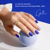 Gellen Gel Nail Polish Set, 6 Colors Blue Gel Polish White Glitter Nail Polish Set, Soak Off UV Gel Summer Gel Polish Set Manicure DIY Home Salon Nail Art