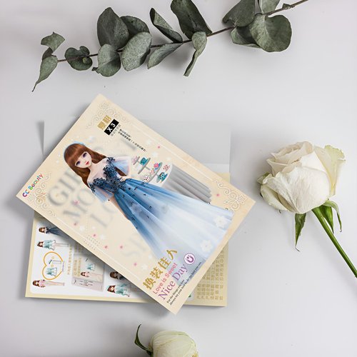 Beautiful Magnetic Princess Dress Up Paper Doll,Play Travel Playset Toy Magnet Dress Up Games Paper Dolls for Girls Ages 4-7 Nurturing Creativity and Imagination Set Birthday Gift (Princess XiaShu)