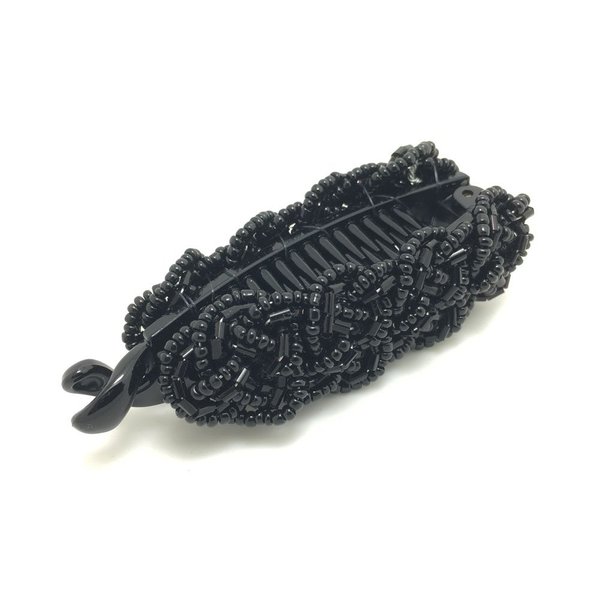 Meilliwish Noble Beautiful Lady Banana Hair Clip Ponytail Holder(H36)(Black)