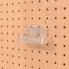 Marketing Holders Pegboard Business Card Holder for 3.5" x 2" Contact Info Cards Clear Acrylic Display Rack Space Saving Organizer