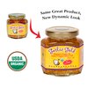 Garlic Gold Organic Toasted Garlic Granules in Extra Virgin Olive Oil, Crunchy Garlic in Olive Oil, Glass Jar 6.4 oz
