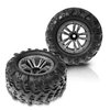 LAEGENDARY 1:10 Scale RC Cars Replacement Parts for Legend Truck: Tires Wheels - Part Number LG-ZJ02-2 Pieces