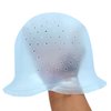 Losaria 9 Pcs Hair Highlighting Kit with Cap Silicone Highlight Cap with Holes Highlighting Cap with Hook Reusable Hair Coloring Dye Cap Highlights Kit for DIY Dyeing Pre Punched Hair Frosting Cap