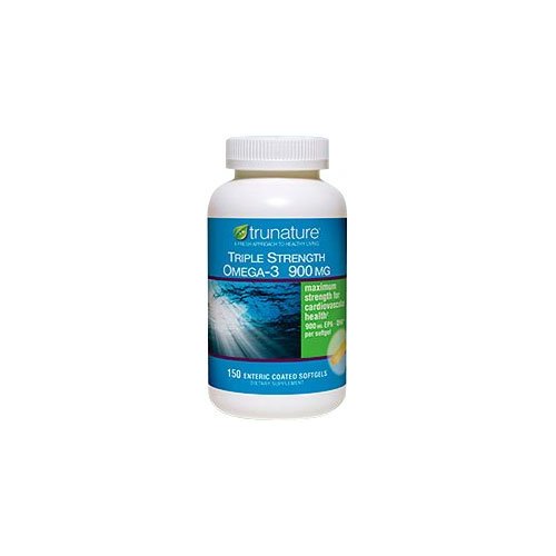 TruNature Triple Strength Omega-3 900 mg - 150 Enteric Coated Softgels