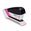 Bostitch Office InCourage Spring-Powered Compact Stapler, BCA Pink (1588), plastic-half strip