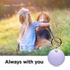 elago Basic Case Keychain Compatible with AirTag - Keys, Backpacks, Purses, Golf Rangefinders, Slim and Simple Design, Scratch-Free,Premium Silicone, Safe for Kids and Pets [Lavender]- 1PC