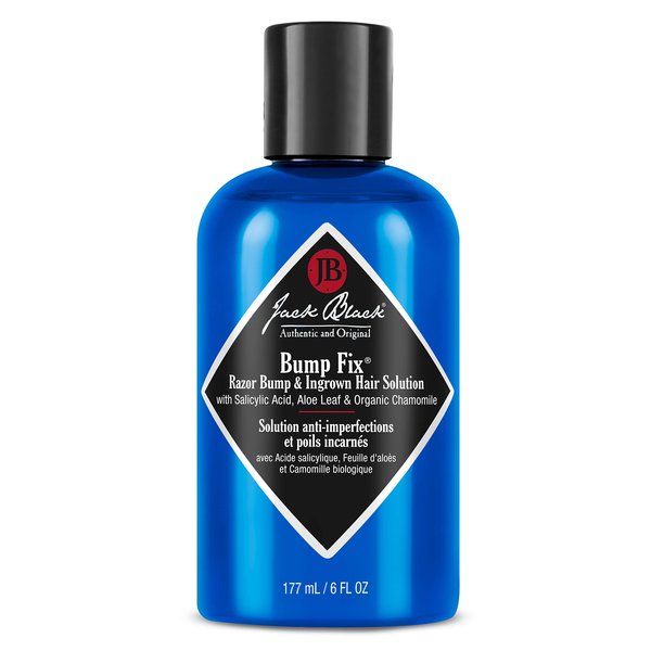 Jack Black Bump Fix, 6 Fl. Oz. – Acne, Razor Bump & Ingrown Hair Solution – Moisturizing Acne Treatment for Face, Aftershave for Razor Bumps, Ingrown Hair Serum for Men
