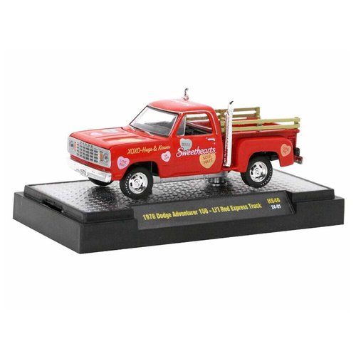 M2 1978 Adventurer 150 "Li’l Red Express Pickup Truck Red Sweethearts Candies Limited Edition to 5500 Pieces Worldwide 1/64 Diecast Model Car 31500-HS46