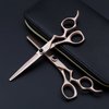 Hair Scissors/Shears Set 6'' – Dream Reach Barber Shears Set Hairdressing Cutting Shears and Thinning/Texturizing Scissors Kit - Razor Sharp Japanese Steel with Adjustment Tension Screw (Rose gold)