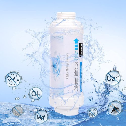 ACBungji Calcium Inhibitor Filter for Mister, Outdoor Misting System Nozzle Cleaner for Garden Patio, Prevent Nozzles Clogging Scale Build Up