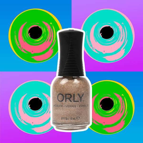Orly Nail Polish 'Just an Illusion' | Gold Holographic Glitter Topper Nail Lacquer from POP Lacquer Collection | 0.6fl oz