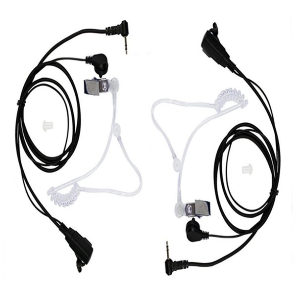 2 Pack Air Covert Acoustic Tube Earpiece Headset Compatible with Motorola Radio T100 T107 T100TP T200TP T260 T260TP T280 T460C T465 T600 T605 T800 T5428 T6200 Two Way Radio (2 Packs)