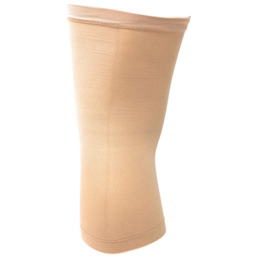 CHAMPION Lightweight Brace Knit Elastic Knee Support, Beige, Medium