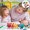 Kiddisie 10 PCS Rubber Animal Finger Puppets for Toddlers Finger Hands Party Toys for Kids Adults Party Favors Goodie Bag Fillers