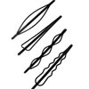 12Pcs Hair Clips Pins Black hair Clip for Women Girls DIY all hair types and all types Bobby Pins,Hair Accessories