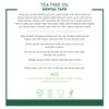 Desert Essence Tea Tree Oil Dental Tape - 30 Yards - Pack of 24 - Naturally Waxed w/ Beeswax - Thick Flossing No Shred Tape - On The Go - Removes Food Debris Buildup - Cruelty-Free Antiseptic