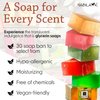 Glycerin Bar Soap Set of 3#3 - Natural, Vegan-Friendly, Hypoallergenic - Moisturizing and Hydrating with 100% Vegetable Glycerin - Sulfate-Free, Paraben-Free, Chemical-Free - 4.5 oz Each