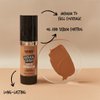 Kiss New York Professional Liquid Foundation - Lightweight and Hydrating Formula, Natural Finish, Control Shine, Cover Pores, Medium to Full Coverage, Green Tea Extract (Warm Honey)