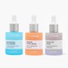 goPure Power Serum Trio Set - Radiant Vitamin C Serum, Hydrating Hyaluronic Acid Serum, Bakuchiol and Retinol Serum for Visibly Brighter, Moisturized, and Firmer-Looking Skin - Set of 3, 1.0 fl oz