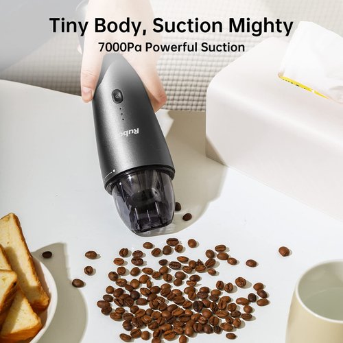 RUBOT Car Vacuum Cleaner, Car Vacuum Portable Cordless, Mini Portable Handheld Vacuum Cleaner for Car Detailing(P02)