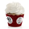 We Still Do - 40th Wedding Anniversary Party Decorations - Party Cupcake Wrappers - Set of 12