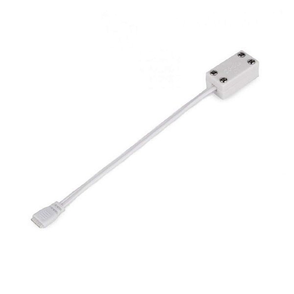 WAC Lighting LED-TC-B-2-WT Connector for InvisiLED 24V Tape Light in White