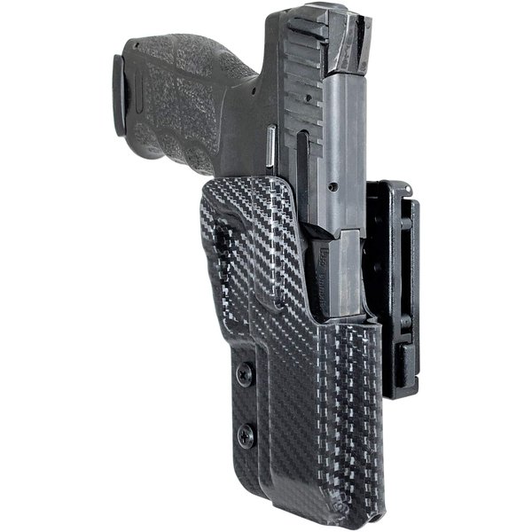 Black Scorpion Outdoor Gear OWB Kydex Pro IDPA Competition Holster fits Heckler and Koch VP9 (Carbon Fiber)