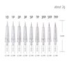 50pcs Permanent Makeup Tattoo Needle Cartridges Disposable T Shape Tattoo Needle for Digital Eyebrow/Lips/Eyeliner Tattoo Machine (3P)