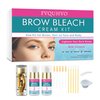 Eyebrow Bleach, Eyebrow Bleaching Kit, Brow Bleach, Brow Lightening, Gentle & Effective Bleaching Result, Eyebrow Lightener, Creates You Softer & Natural Brow Color, 5 Applications