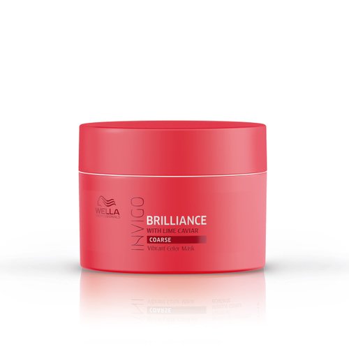 Wella Professionals Invigo Brilliance Hair Mask for Coarse Colored Hair, Conditioning Treatment, Color Vibrancy, 5.07 oz