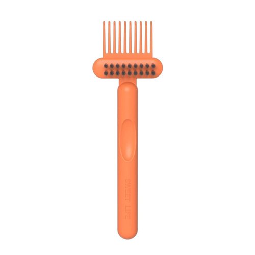 Orange Hair Brush Cleaning Tool,Comb Cleaning Brush Brush Cleaner Mini Hair Brush Remover for Removing Hair Dust Home and Salon Use Orange Styling Tools and Appliances