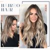 Hairro Pre Bonded U Tip Cold Fusion Hair Extension Human Hair Flat Tip Keratin Stick Straight Nail Tipped Pre-bonded Hair Extensions For Women 100 Strands 50g 16" #4P27 Medium Brown Mix Dark Blonde