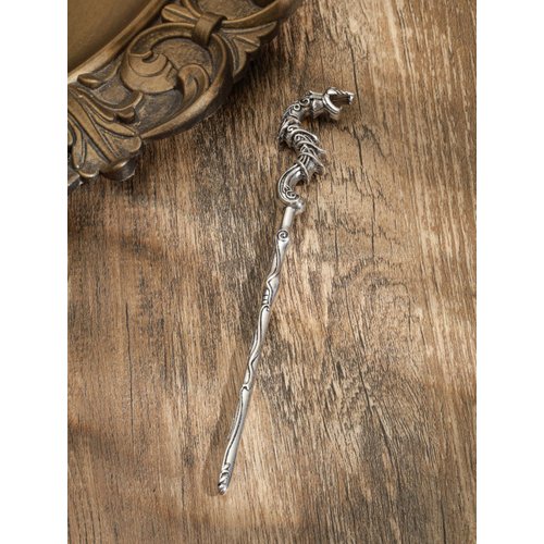 HAQUIL Retro Curved Dragon Hair Stick for Bun Hair Long Hair Classic Vintage Flower Hair Sticks Women Gifts