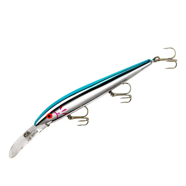 Cotton Cordell CD9-06 Deep Diving Red Fin, 5/8-Ounce, Chrome/Blue