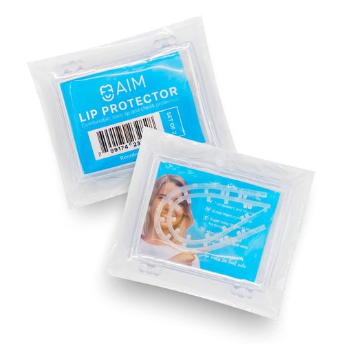 Aim Lip Protector for Braces, Comfort Covers for Braces, Orthodontic Mouth Guard for Braces, Wax Braces Cover, Lip Bumper, Lip Shield for Brackets, Braces Accessories (Lip Protector)