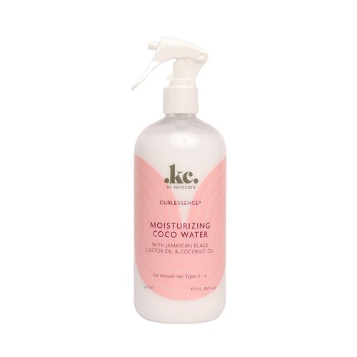 KeraCare CurlEssence Moisturizing Coconut Water - 16 ounce - With Jamaican Black Castor and Coconut Oil - Better than Water