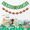 VILIFEVER 2 Pieces Game Time Banner Football Garland for Football Party Decorations, Game Day Sports Themed Party Supplies Football Birthday Banner Indoor Outdoor Decor