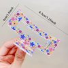 Vsdski Flower Hair Clips Spring Summer Party Hair Accessories for Women Girls Colorful Daisy Hair Claw Clips Nonslip Acrylic Hair Barrettes Elegant Hairpin Strong Hold Claw Clips for Thick/Thin Hair