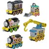 Thomas & Friends Diecast Vehicle Set Construction Crew 5 Push-Along Toy Train Engines for Preschool Kids Ages 3+ Years