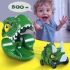 iPlay, iLearn Kids Dinosaur Cars Launcher Toys Set, Boys Dino Ejecting Vehicle Playset, Toddlers Mini Push Go Catapult, Press to Launch, Cool Birthday Gifts Party Favors for 3 4 5 6 Years Old Children