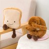 Pretzel Plush Bread Pillow Toy, Food Plush Pillow Cute Plush Stuffed Animals Toy Funny Soft Food Plushies Toy for Gifts for Kids Birthday