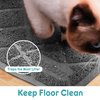 Conlun Cat Litter Mat Litter Trapping Mat, 24" x 17" Premium Durable PVC Grid Mesh with Scatter Control, Non-Slip, Less Waste Cat Litter Box Mat, Soft on Kitty’s Paws, Urine Waterproof