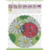 Beyond Your Thoughts Model Latch Hook Kit Rug Pattern Printed Sewing Kit Classic Crochet Needlework Craft Shaggy Rug Cute Carpet Animal Ladybug 025 for Kids & Adults 16 by 16 Inch