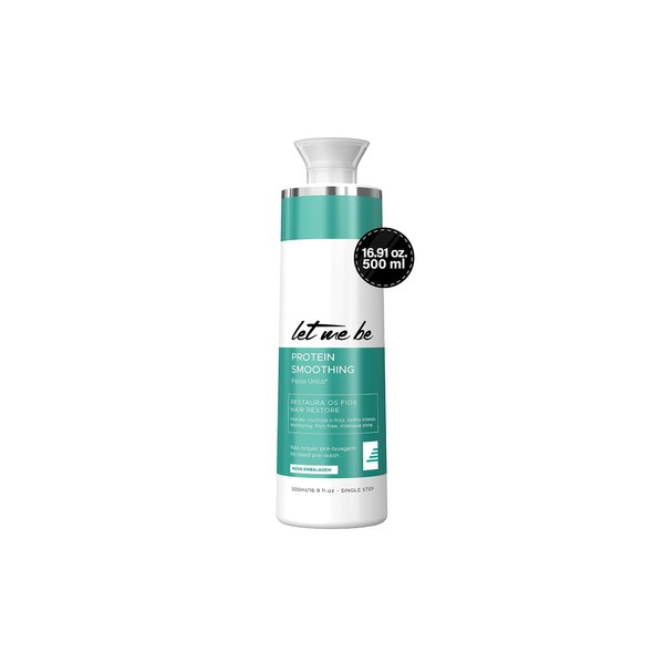 Let Me Be Hair Keratin Treatment | Brazilian Protein Smoothing Treatment | Moisturizing, Frizz Free & Intensive Shine | Effective Keratin Straighten Your Hairs | Single step treatment | 500ml/16.91oz.