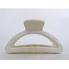 Generic Blonde creme white hair claw clip for medium hair