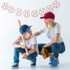 Boao 4 Pieces Baseball Banner Baseball Paper Garland Baseball Party Decorations Baseball Bunting Decor Sports Birthday Baby Shower Party Supplies