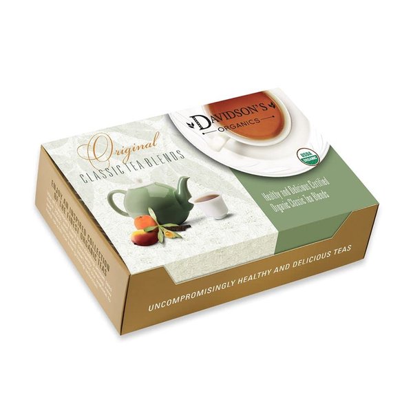 Davidson's Organics, Cinnamon Apple, 100-count Individually Wrapped Tea Bags
