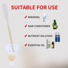 Mnatop Hair Oil Applicator, Scalp Applicator Comb, Scalp Oil Applicator Brush, Scalp Massager for Hair Growth, Ideal for Essential Oils and Serums(Transparent White)